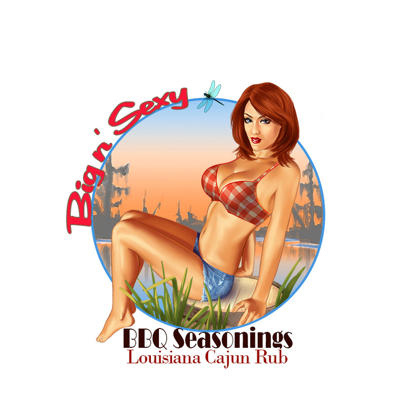 pin up of a cajun girl in the bayou
